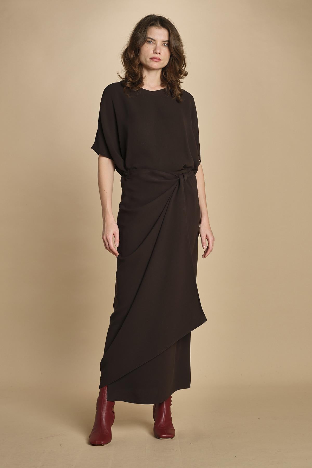 gonna pareo. T2716G DARK BROWN dusan