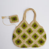 ORANA shopping granny square 01BG537 VERDE bagatelle france