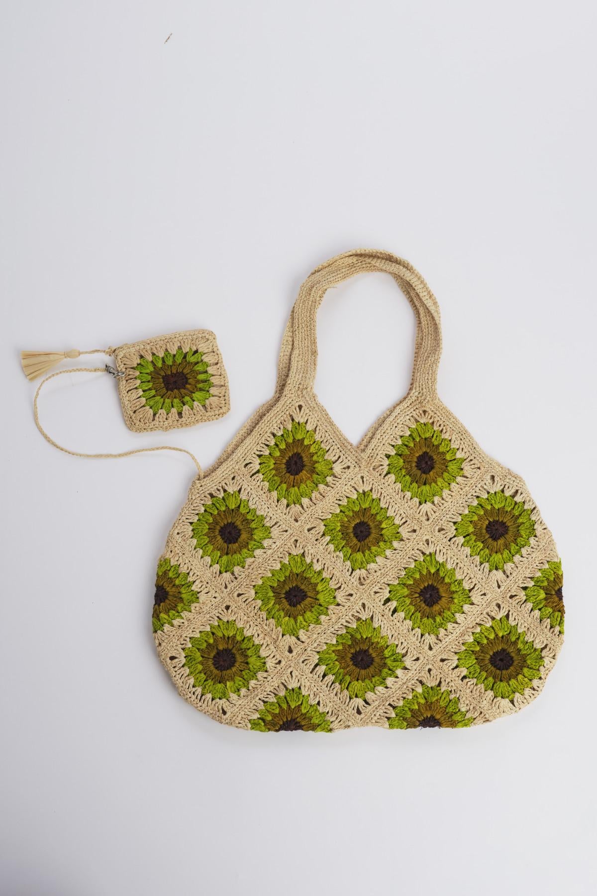 ORANA shopping granny square 01BG537 VERDE bagatelle france