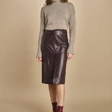 gonna longuette. FELINDRA 4HVH02-V07780 BORDERAX vanessa bruno