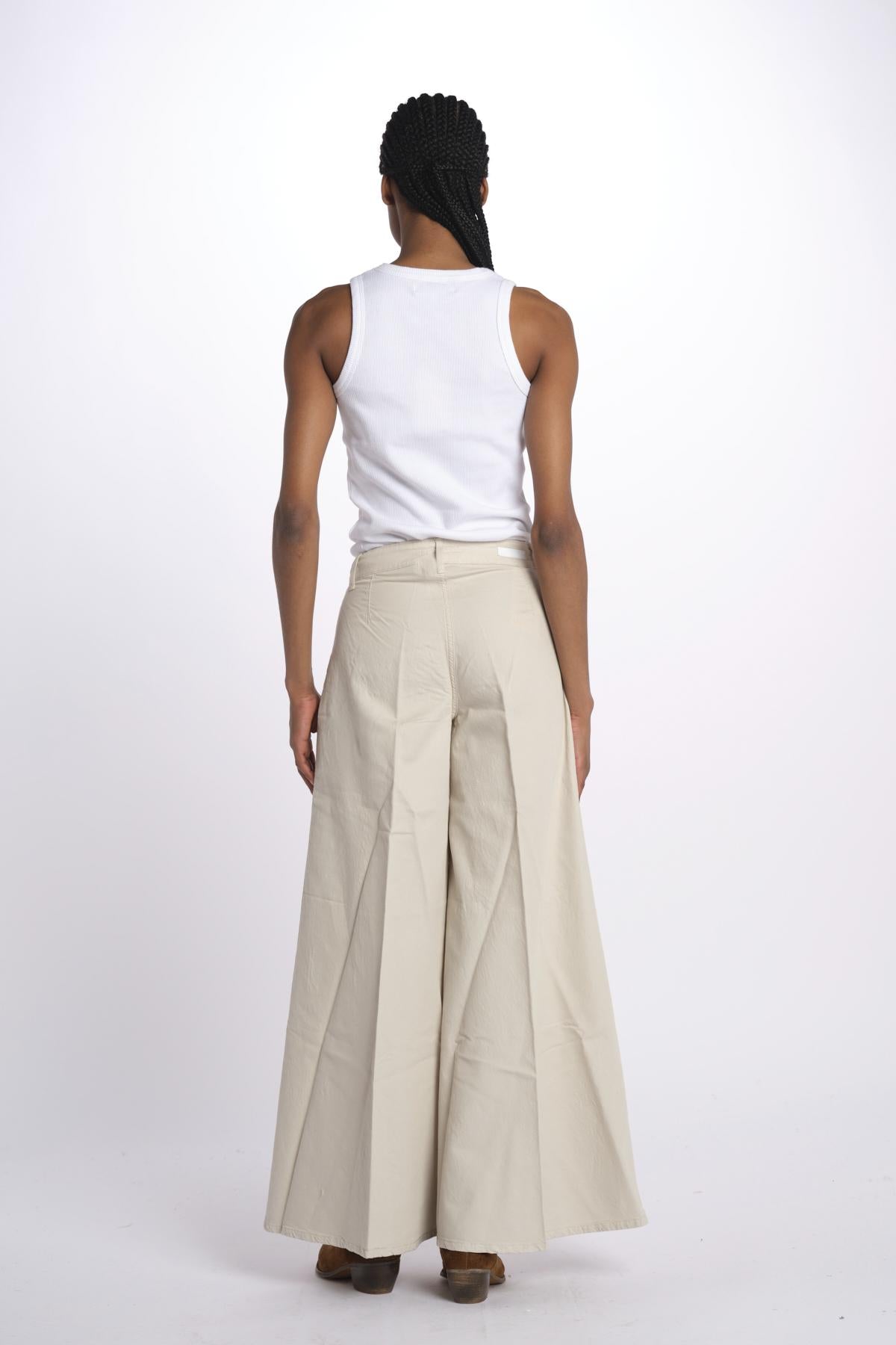 Pantalone GRACE taschina misto lino zampa GRACE TMLS06 182 ps don't forget me