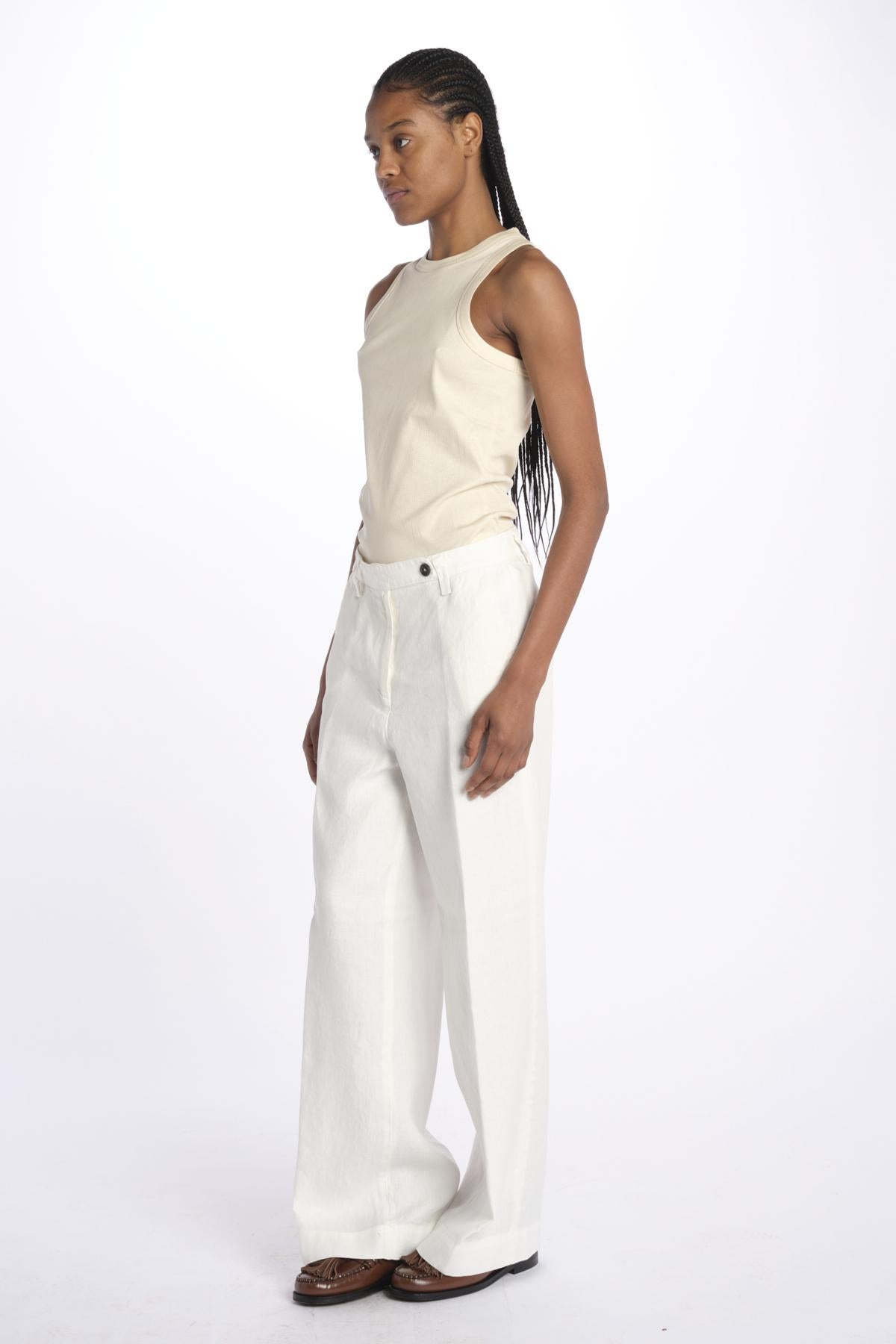 Pantalone LAMIA lino M27DOLAMIA-T3240 U108 massimo alba