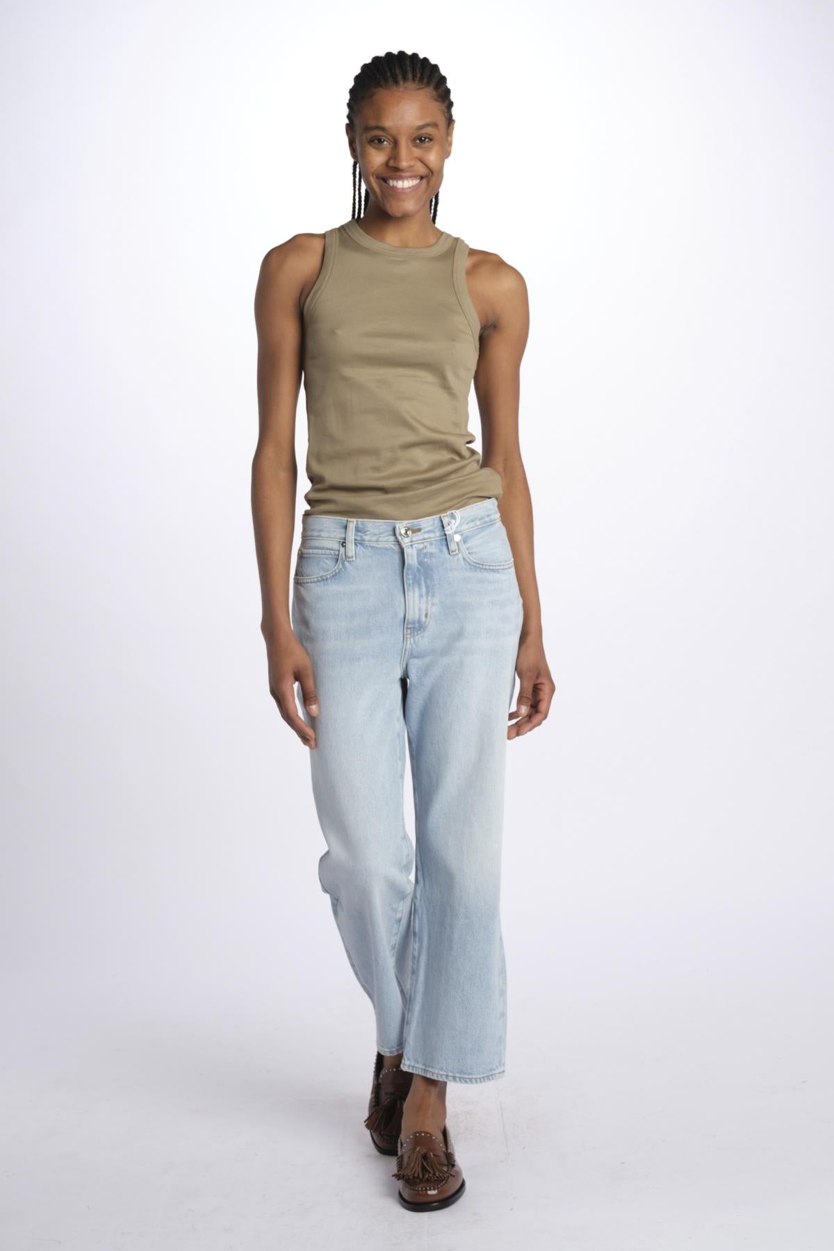 Denim cropped THE JANE CROP LJNC105 WILLAMETTE frame
