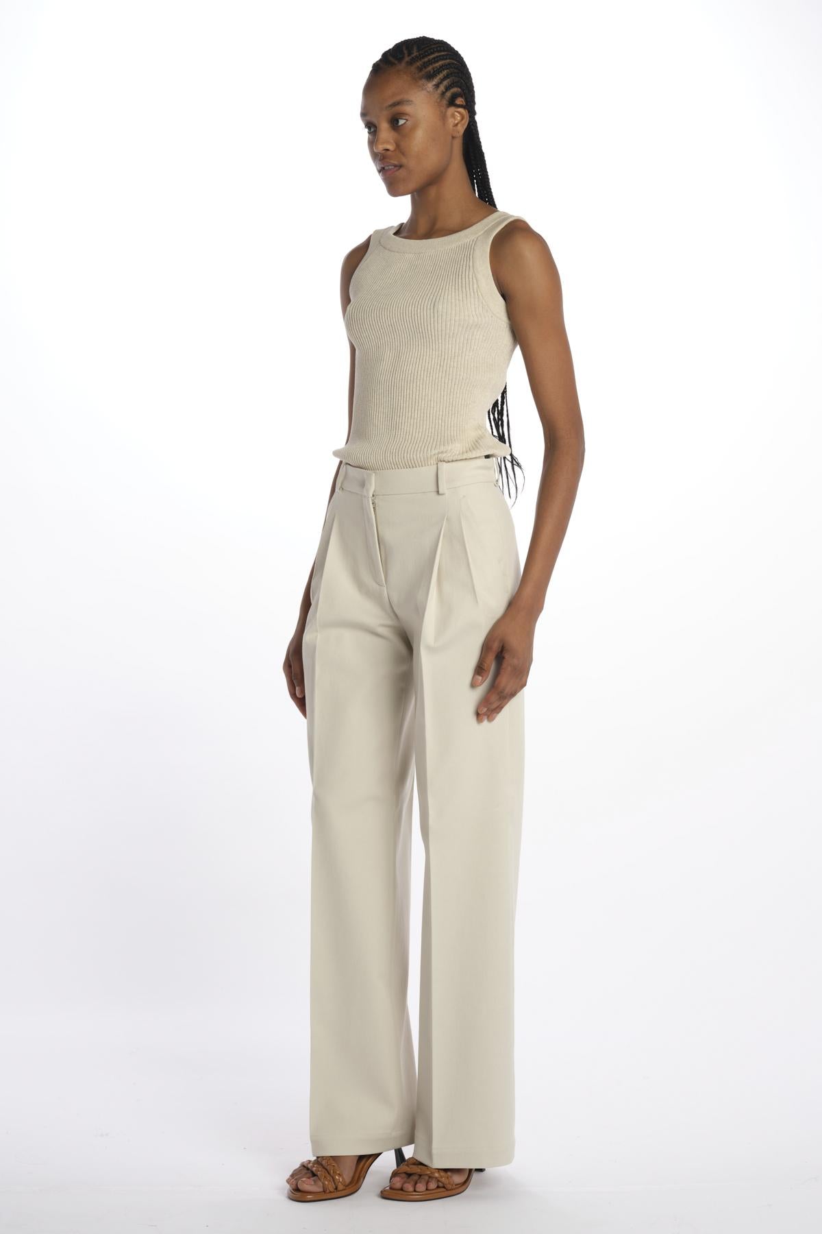 Pantalone MAFALDA pinces denim MAFALDA T.357170 53 quelledue