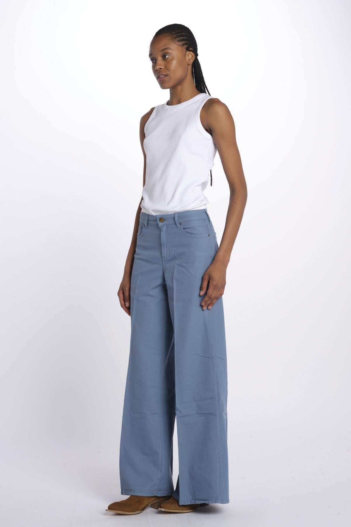 Pantalone SERENA misto lino 4 tasche SERENA TMLS06 187 ps don't forget me
