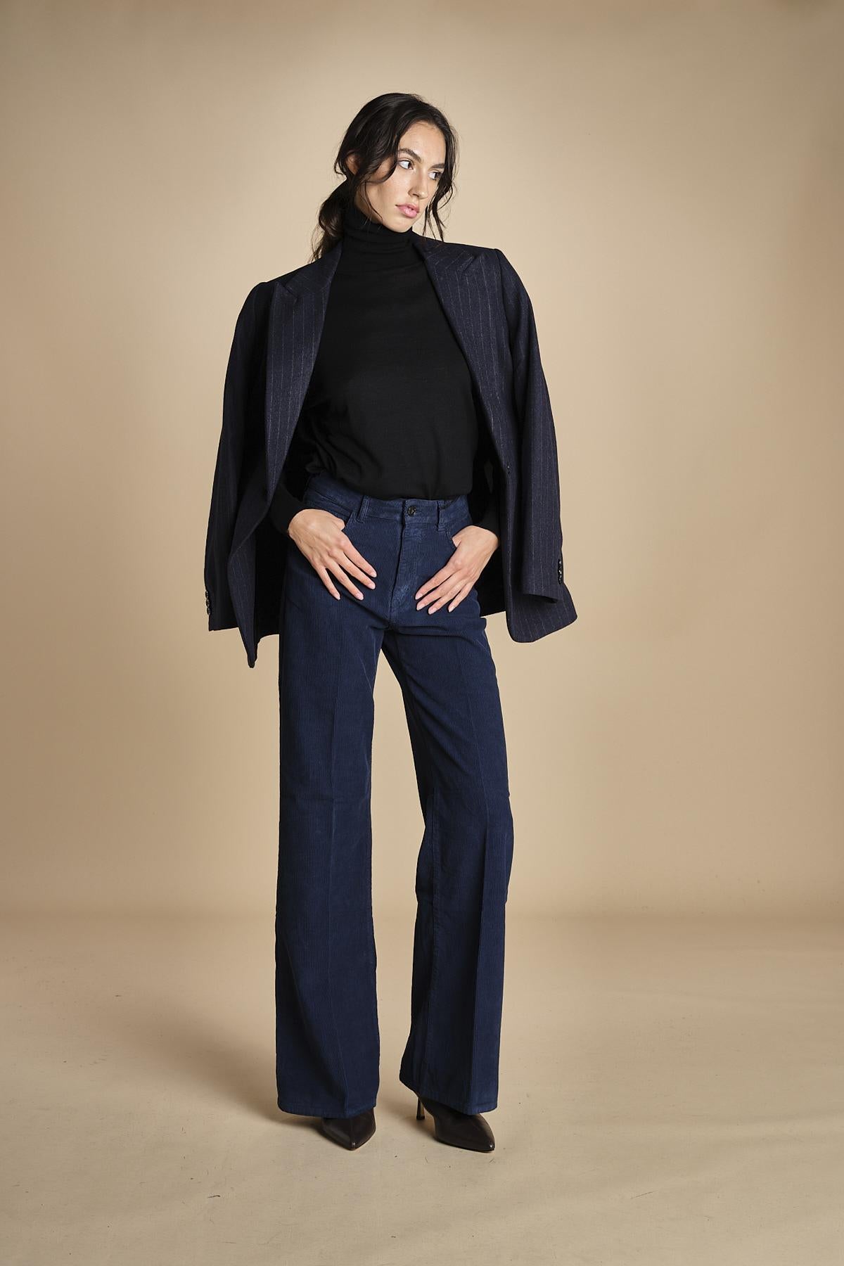 denim lungo diritto CLARA NAVYBLU true avenue