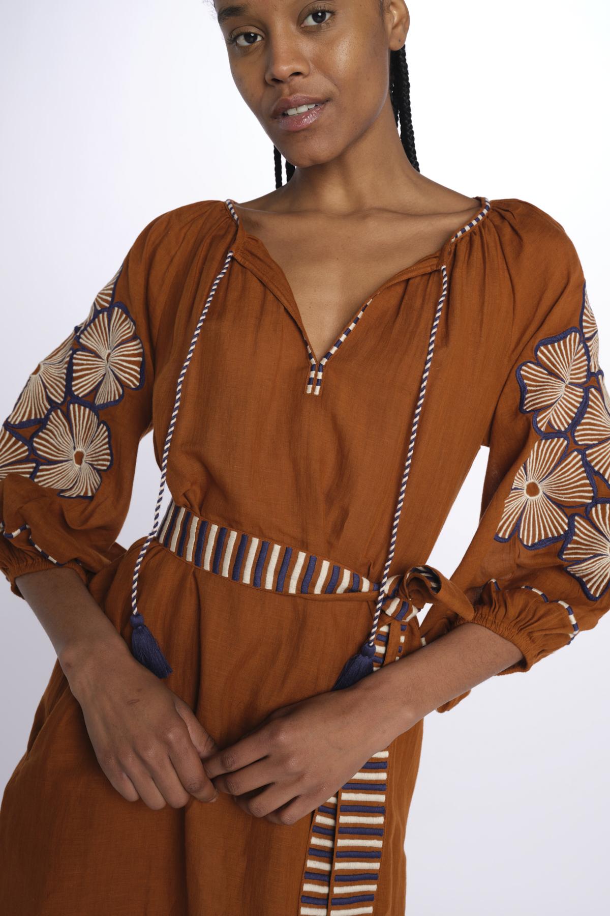 benaras soleil BE24909ABROWN NAVY KORA