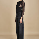 body manica lunga con cuori BED OF ROSES BLACK undress code