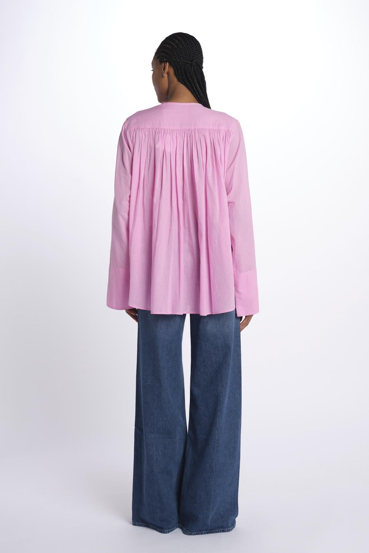 Camicia CIG m/l voile over CIG FLUOPINK laurence bras