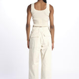 Pantaloni con tasconi LS2511PT008IV IVORY le 17 septembre