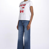 Walk bc concert cherry love JWTS02684 WHITE zadig & voltaire
