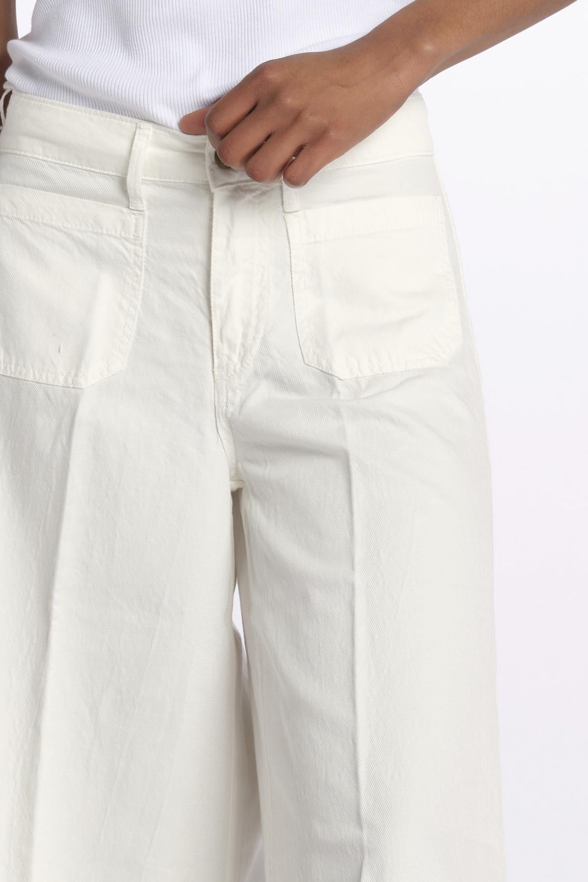 Pantalone GRACE taschina misto lino zampa GRACE TMLS06 043 ps don't forget me