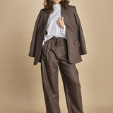 camicia collo alto e ajour. CHE0232 BLA0125W soeur