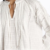Camicia ELIM pieghine + pizzo ELIM ECRU vanessa bruno