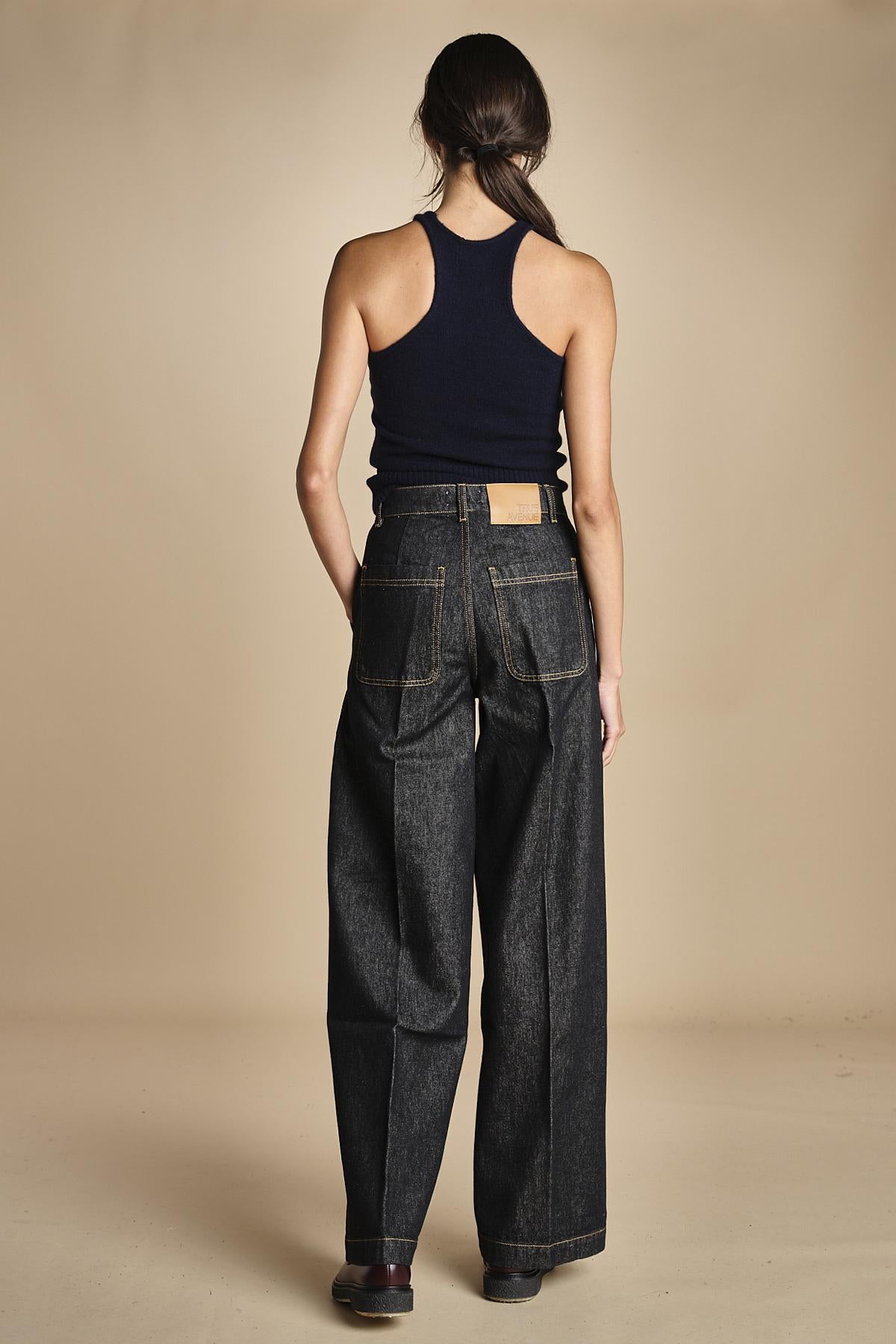 denim con tasconi FATA OPENBLACK true avenue