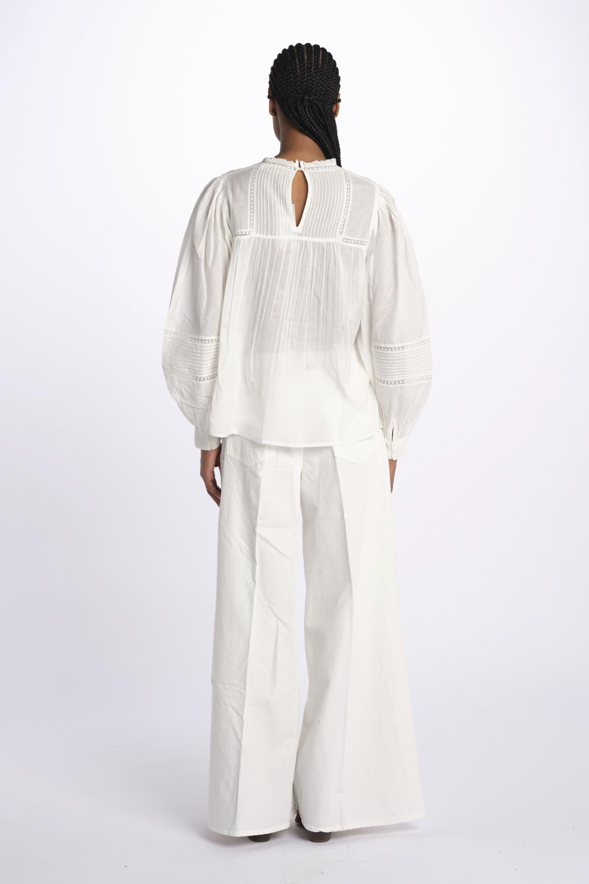 Camicia m/l pizzo CALIN BLANC001 vanessa bruno