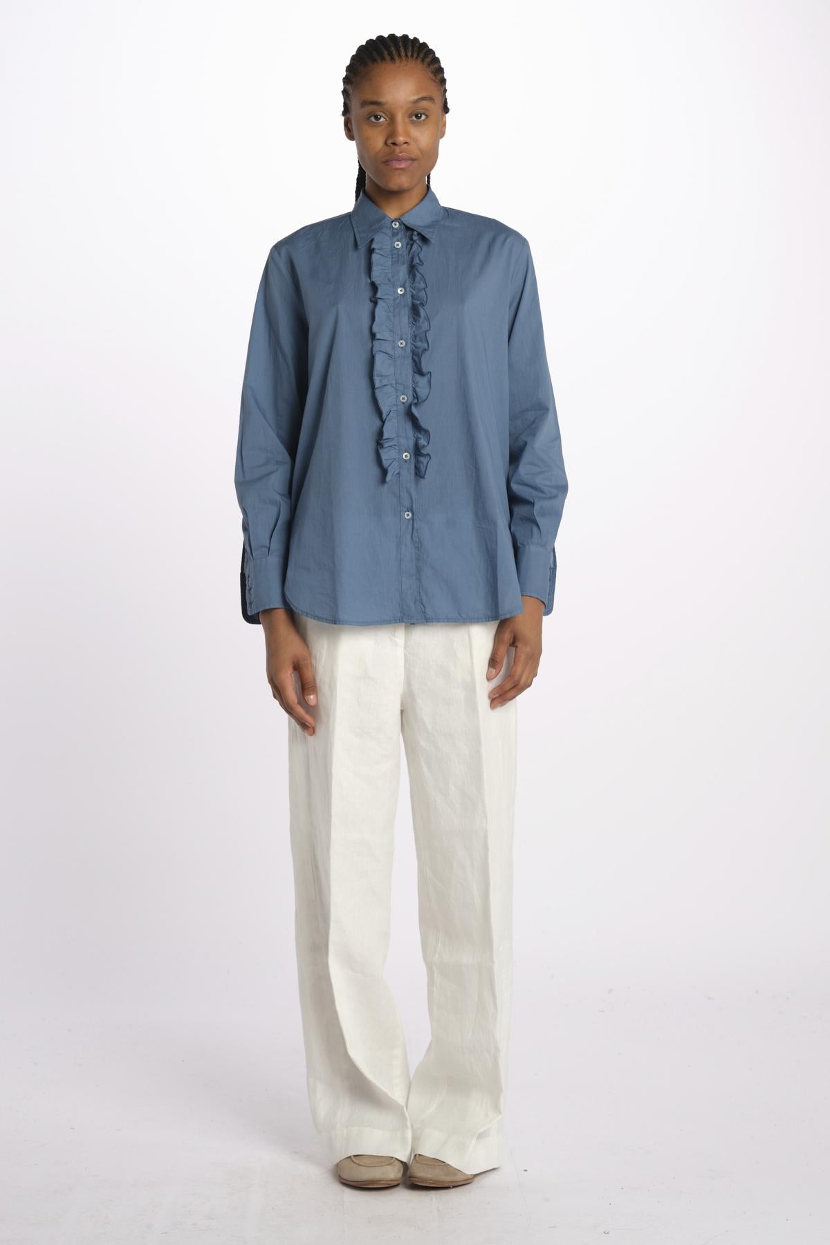GEMMA camicia con rouches M27D0GEMMAT0278 U562 massimo alba