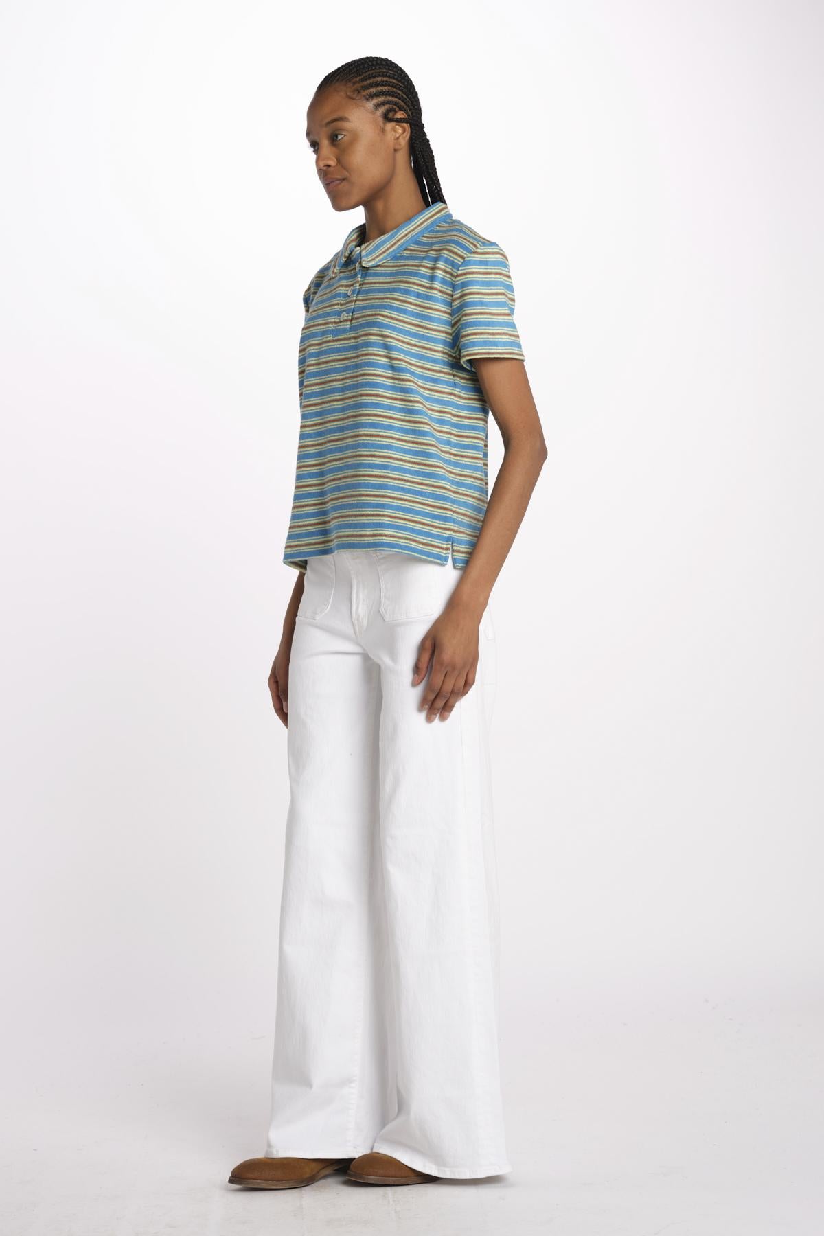 Polo spugna righe DREAM JOURNAL AZZURRO howlin'