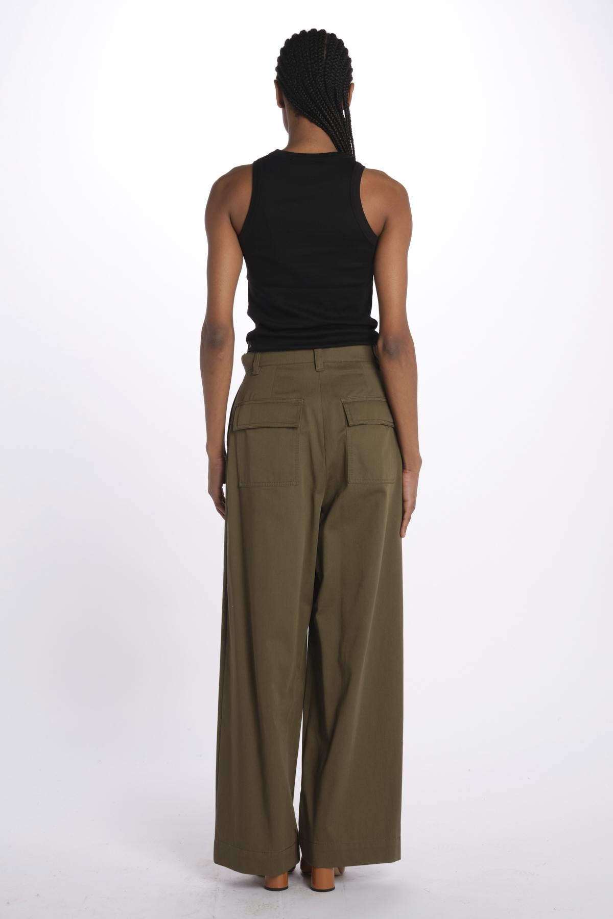 Pantalone lungo NEBBIE 2515131121600 002VERDEKAKI weekend maxmara