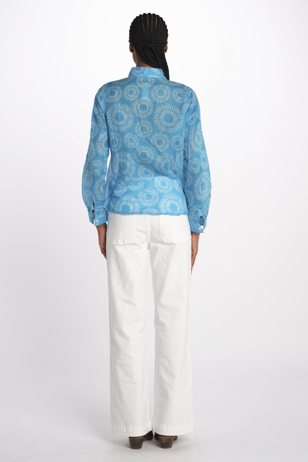 Camicia FLEUR SX7522 505J terre rouge