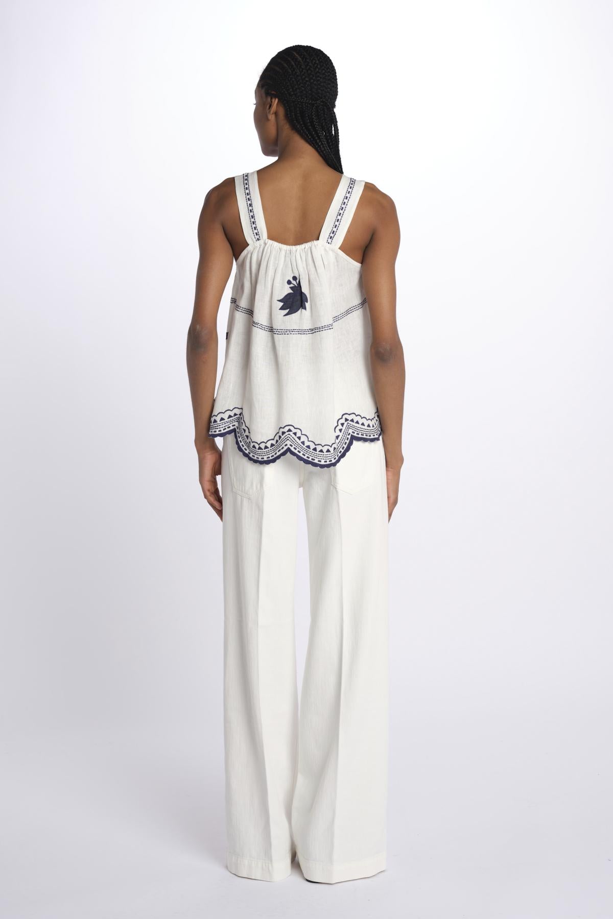 benaras soleil BE24931WHITE + NAVY