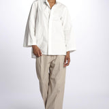 Camicia collo guru con tasca BELGRADE OFFWHITE sofie d'hoore