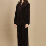 blazer doppiopetto. WWBL01943 DARK CHOCOLATE 213 zadig & voltaire