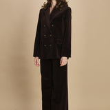blazer doppiopetto. WWBL01943 DARK CHOCOLATE 213 zadig & voltaire