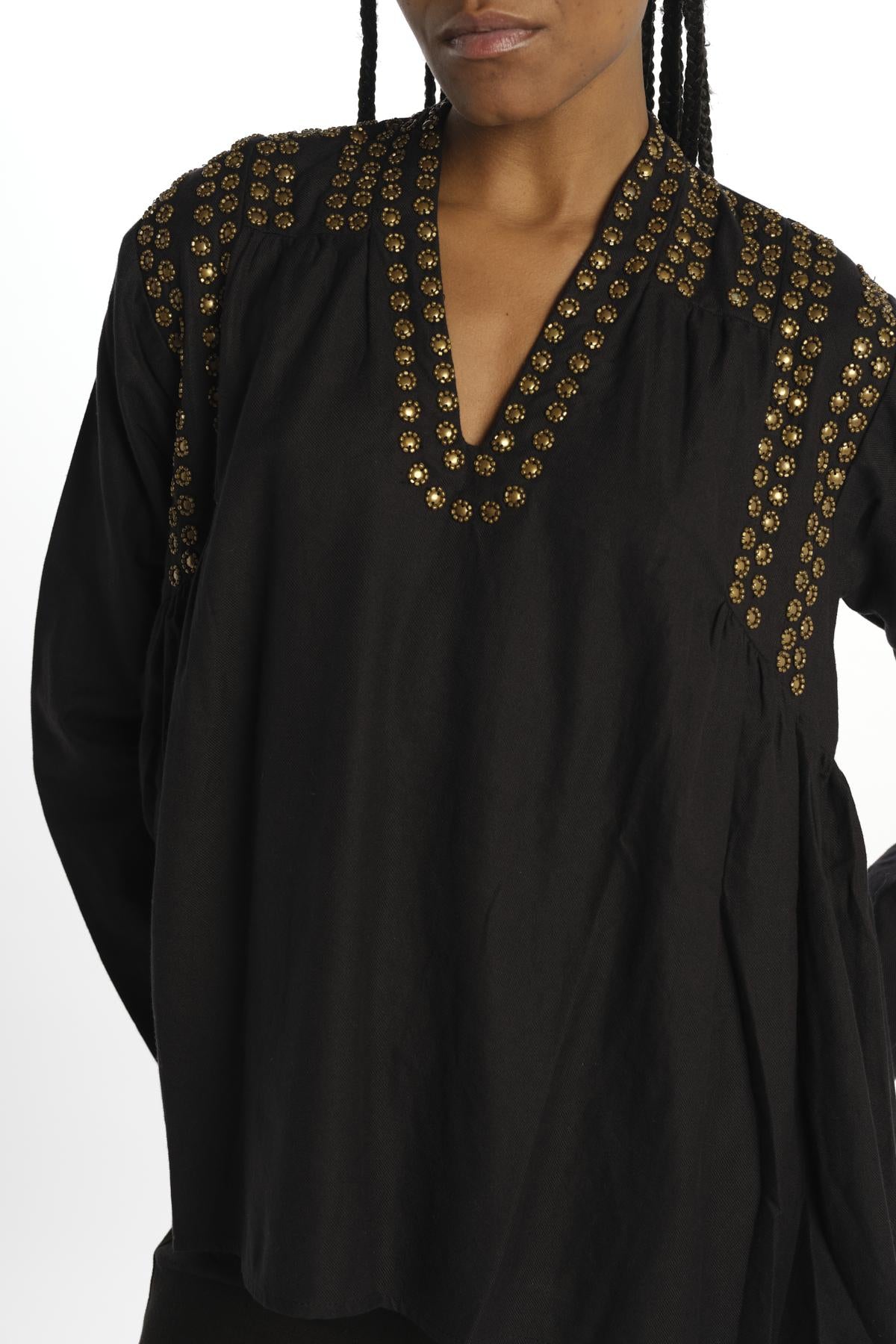BLING BLOUSE BLACK v de vinster