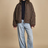 giubbino in piede de poule ASHER52 CBA COMBO bellerose