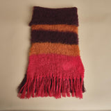 sciarpa in mohair a righe. STR SHORTBREAD.COFF.COPP hinterveld