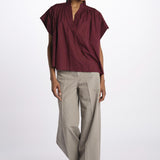Camicia CORY m/c voille CORY BORDEAUX vanessa bruno