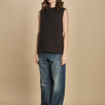 gilet in lana cotta. BLS1504 MAR32 soeur