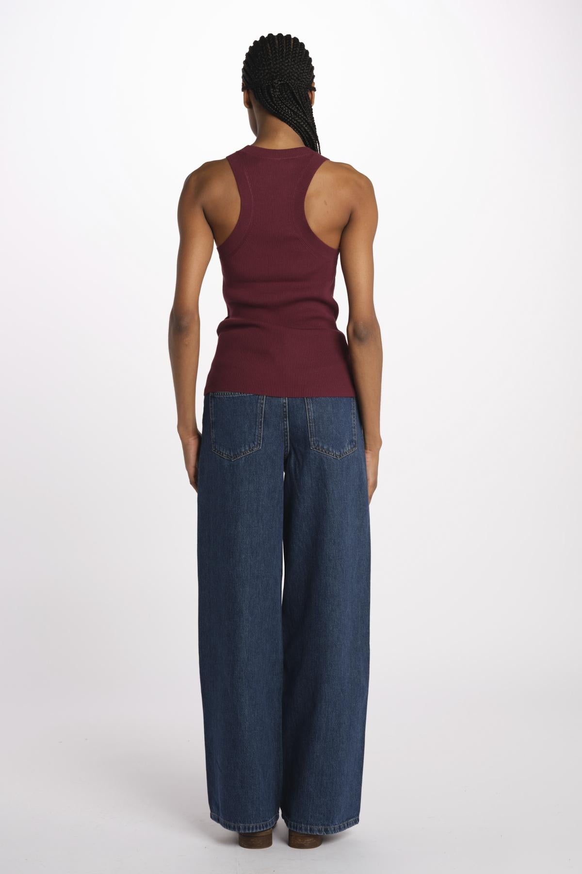 Canottiera EDEA costine EDEA BORDEAUX vanessa bruno