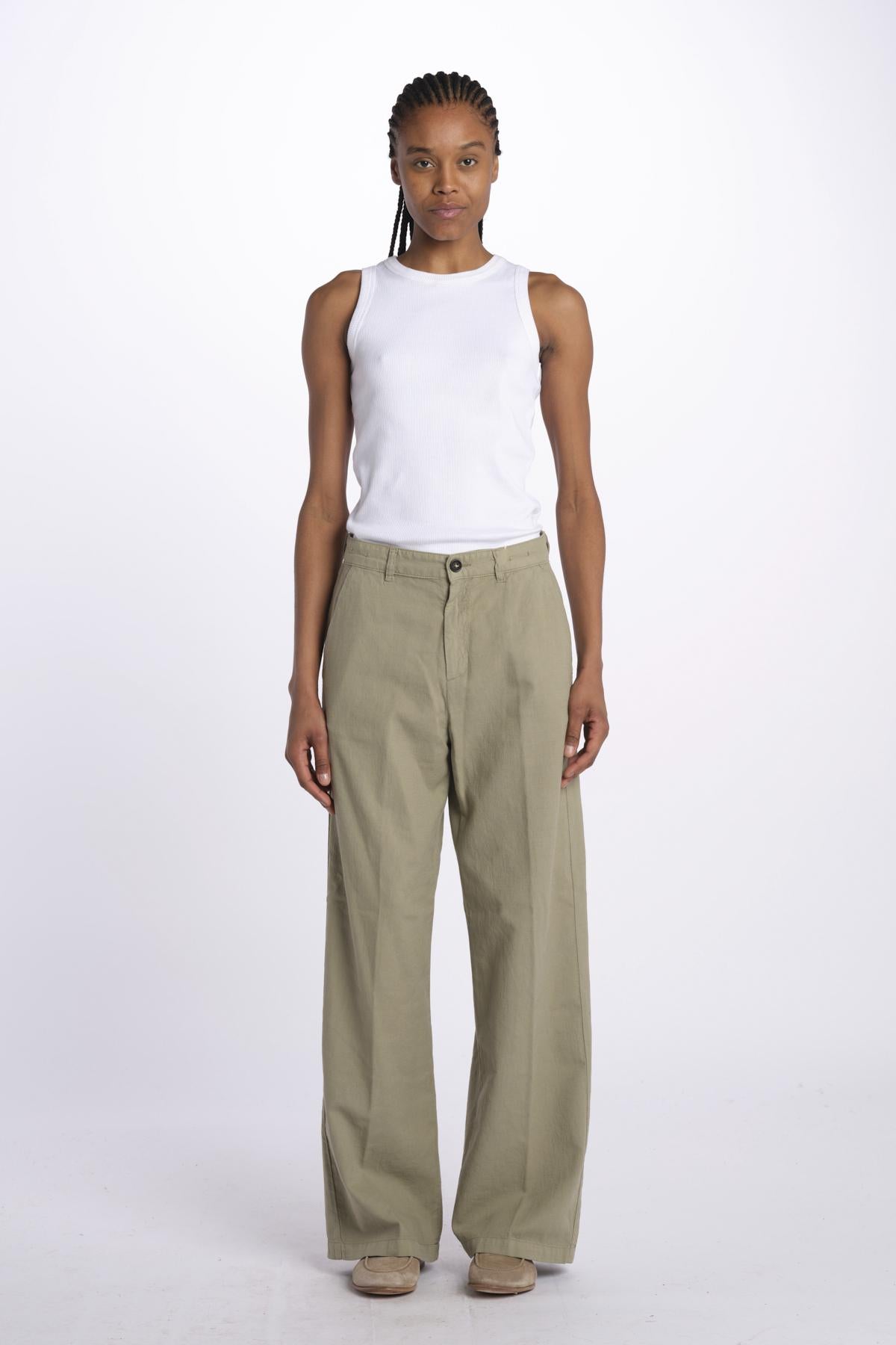 Pantalone LOIS lino M27DOLOIS-T3232 U608 massimo alba
