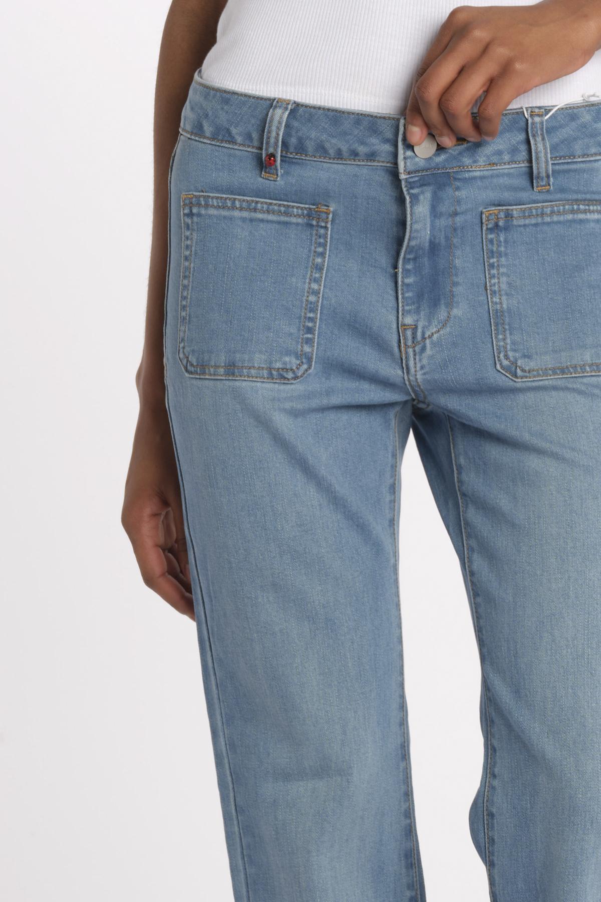 BELLA jeans bootcut hr 09 bc by fam. BELLA BABY BLUE fam