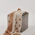 Plaid pois 150x180 C2100414B CAMMELLOAVORIO milaura