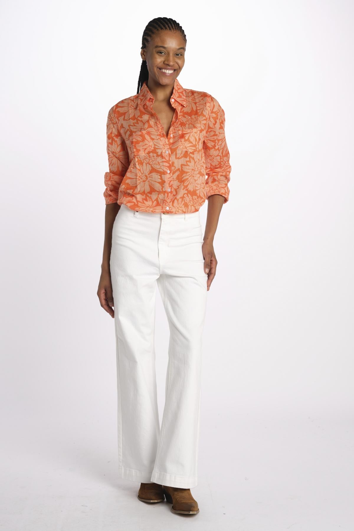 Camicia FLEUR SX7522 5GG14 terre rouge