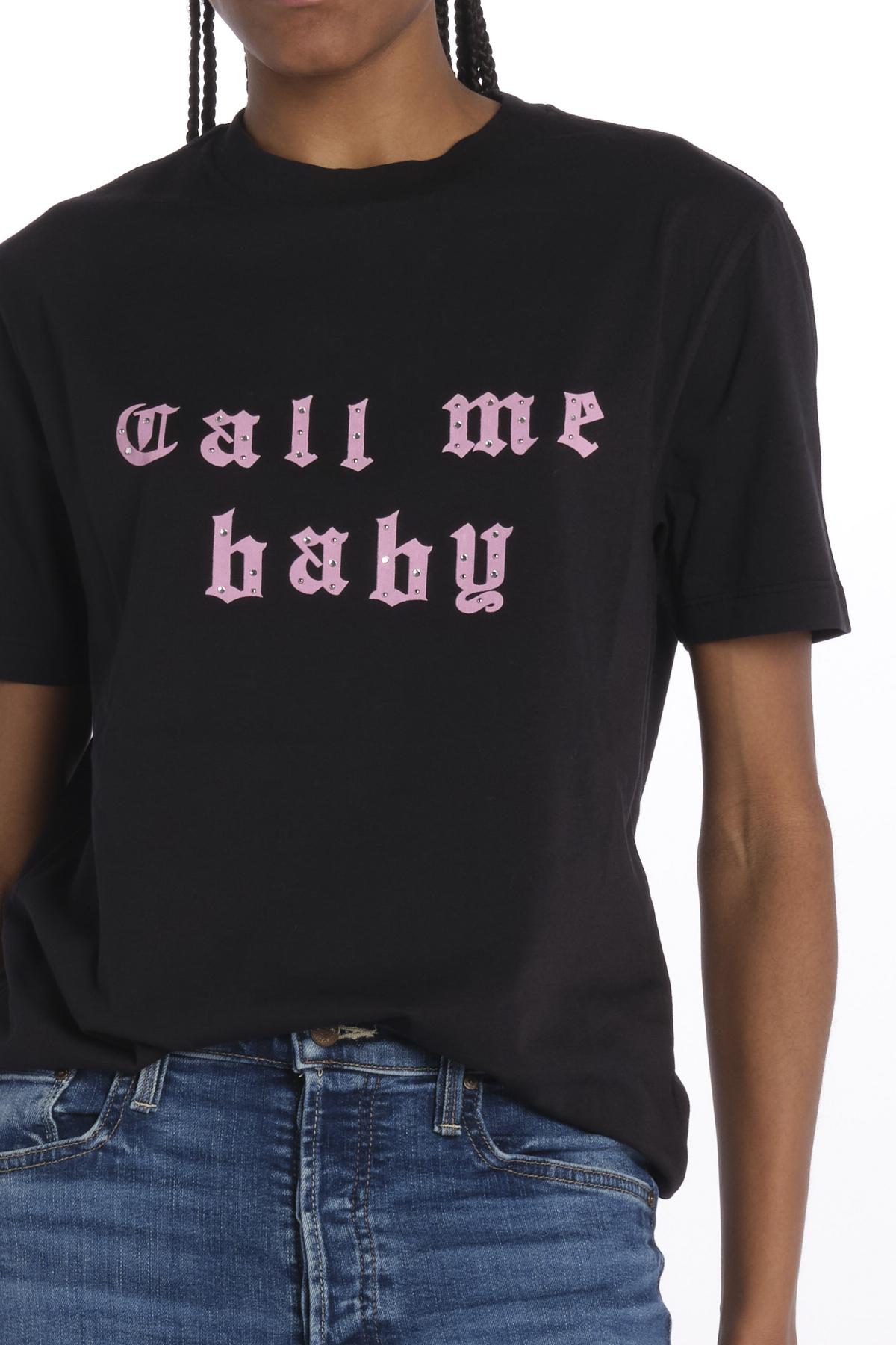 Edwin hc call me baby strass JWTS02804 BLACK zadig & voltaire
