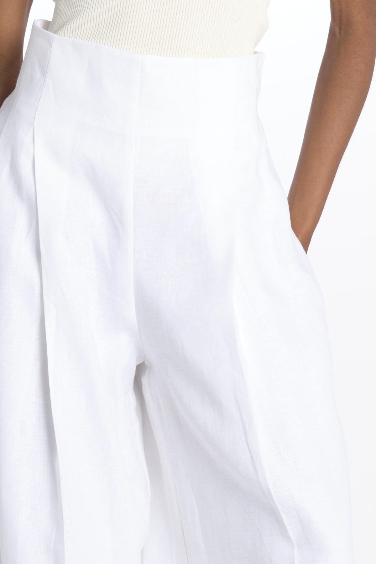 HEINI pantalone over PANTS HEINI BIANCO inasami