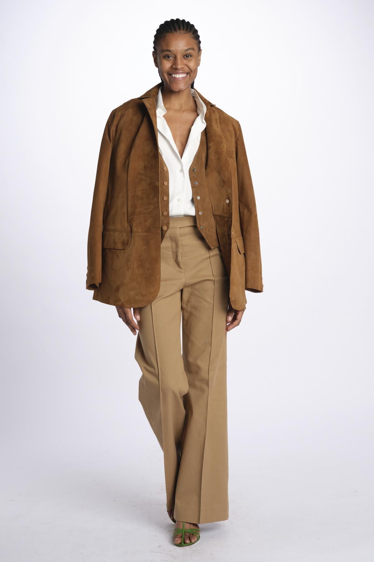 Pantalone OTTAVIA nervature lungo OTTAVIA 18 quelledue