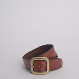 Cintura fibbia ottone 93340 CUOIO milaura