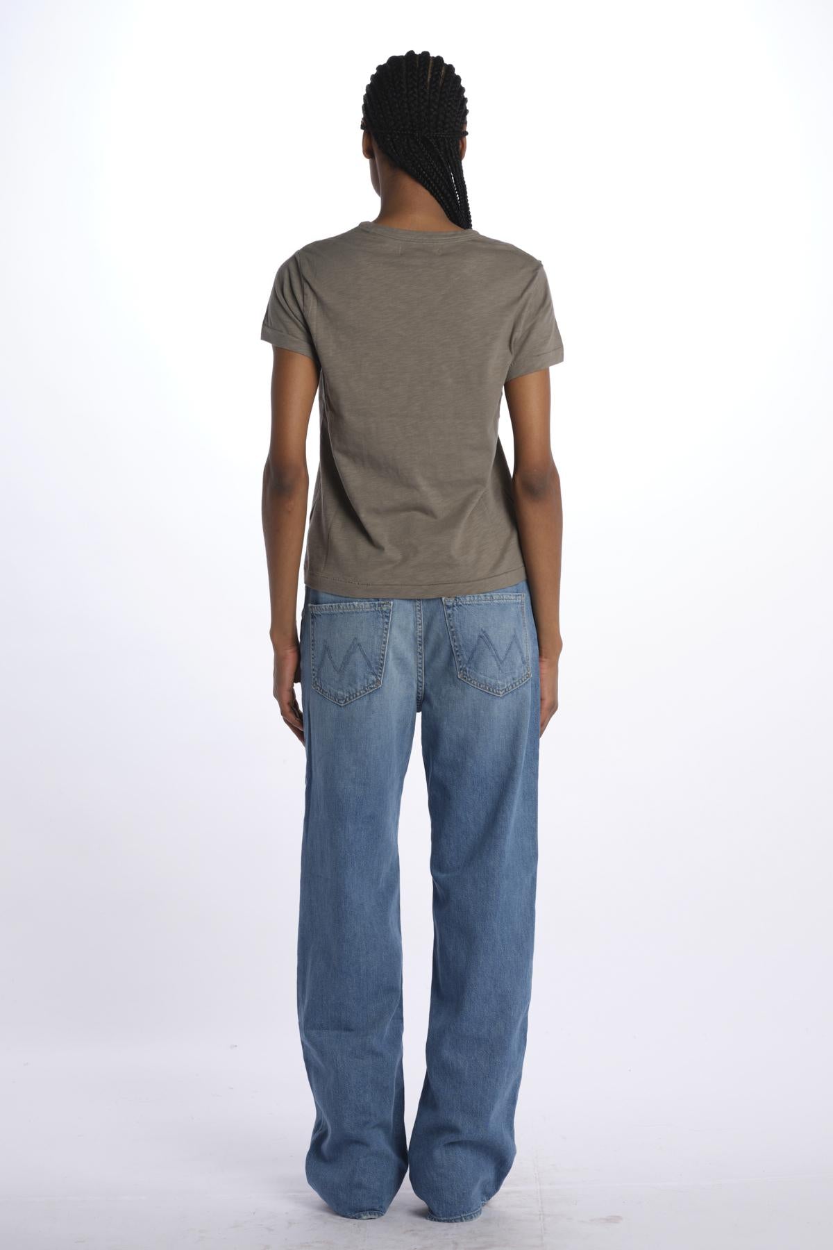 T-shirt girocollo m/c basic WSCT20 VINTAGE ARMY merz b