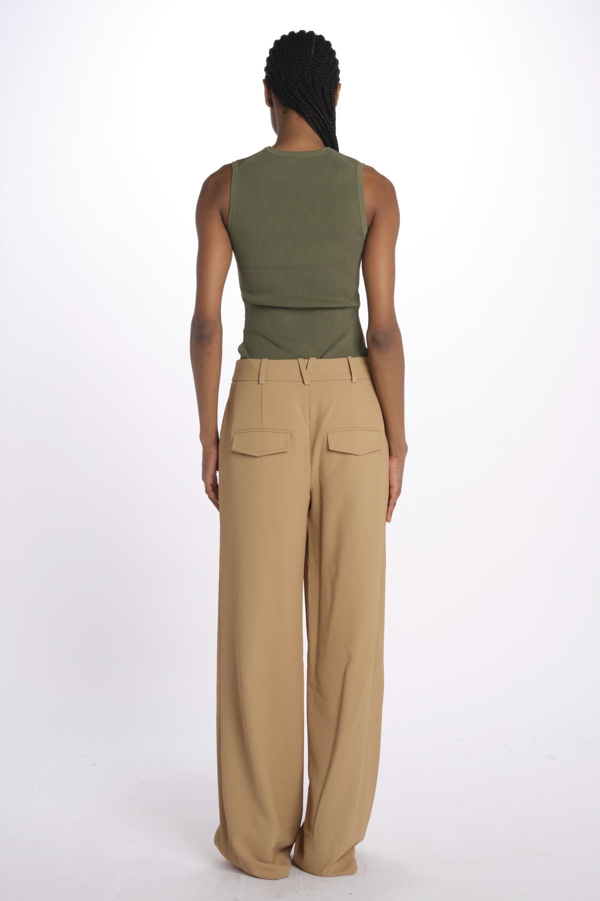COLE con tasche CP3260651 KHAKI veronica beard