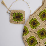 ORANA shopping granny square 01BG537 VERDE bagatelle france