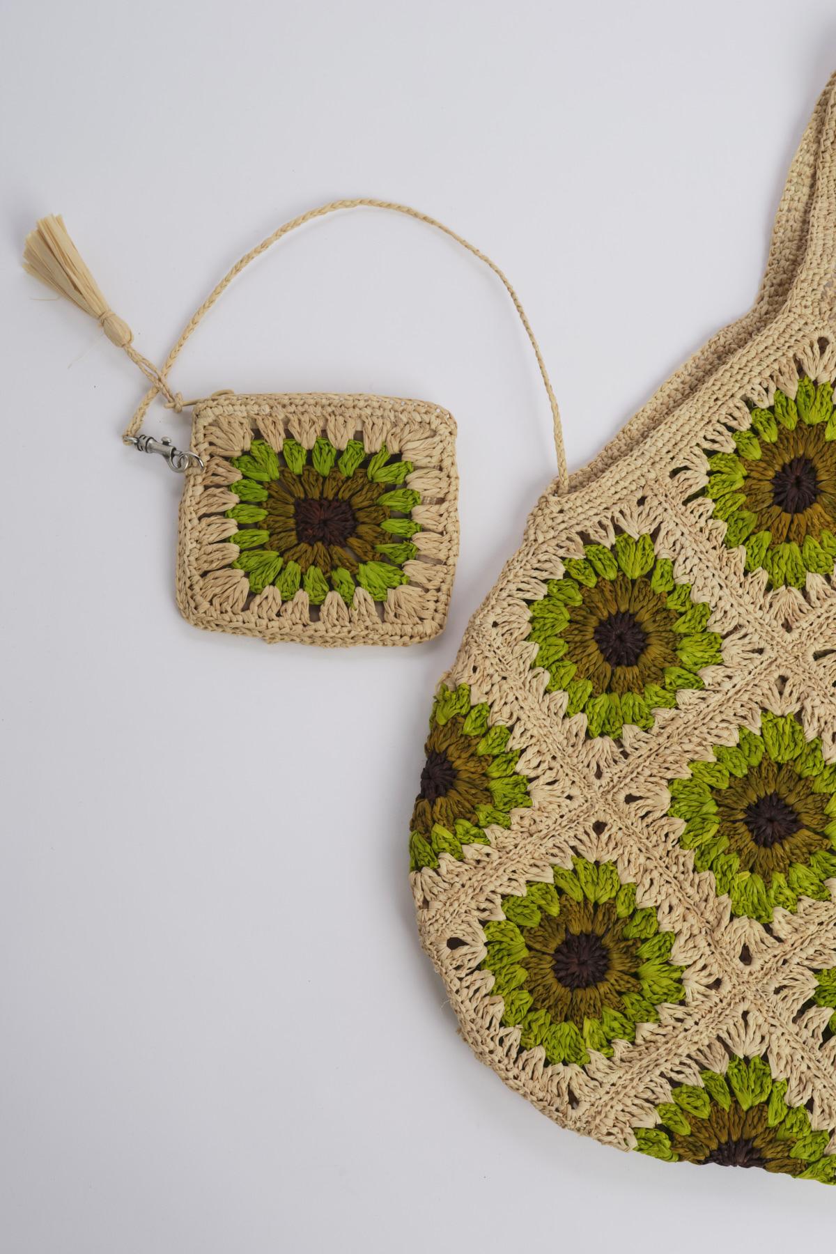 ORANA shopping granny square 01BG537 VERDE bagatelle france