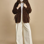 parka ecofur. SELENA MARON giovanni paris