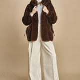 parka ecofur. SELENA MARON giovanni paris