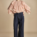 camicia con voille SELONA TOP BLUSH PINK scarlett poppies