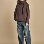 top in jersey con nodo. SWE0400FREJA MAR45 soeur